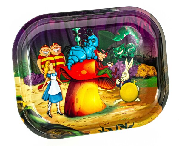 Rolling Tray - Alice im Wunderland (Wald) 18x14x1cm - Mini