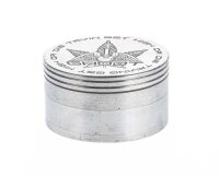 Space Pollinatorgrinder - Ghodt- 80mm - mit Logo - Silber