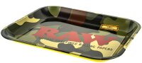 RAW Rolling Tray "Camouflage" 34x28x2,5cm - Medium