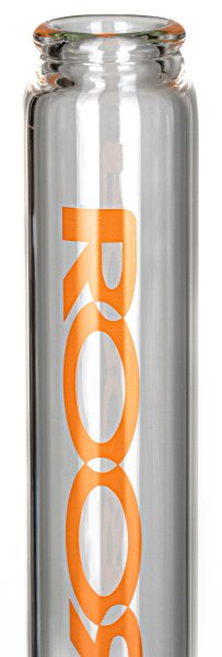 ROOR Glasbong 18,8er H:50cm WS:4,2mm; Zumo orange mit Kickloch