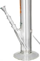 ROOR Glasbong 18,8er H:50cm WS:4,2mm; Zumo orange mit Kickloch