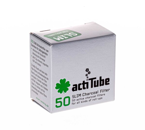 ActiTube Slim Aktivkohlefilter 50 Stk.