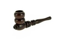 Purpfeife aus Rosenholz  schraubbar  L:10,5cm