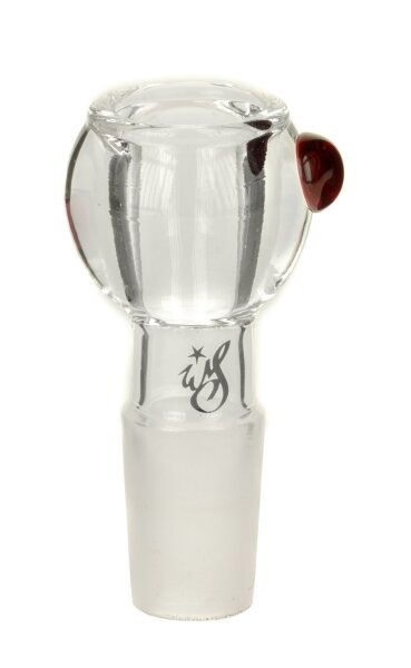 Heisenberg/Weedstar Glaskopf 18,8er - Pumpkin Kopf H:6,8cm - Rot