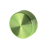Alugrinder Black Leaf "Riffel" D:50mm - Grün
