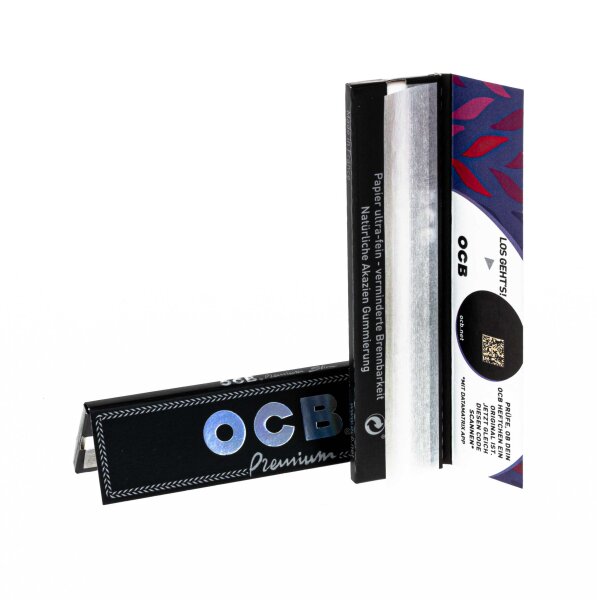OCB Schwarz - King Size Slim - 32 Blättchen