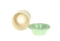 Keramik Aschenbecher "Windbreaker" H:9,5cm - Muster marmoriert