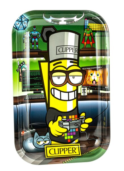 Fire Flow Rolling Tray "CM Geek" 25x18,5cm - Small