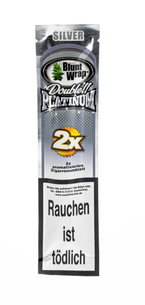 Blunt Wraps Double Platinum - Silver (Rote Beeren Mix)