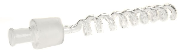 45er Glas Kupplung Spirale L:27cm - unten 45er, oben 18,8er (SP2)