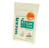 GIZEH Slim Filter Menthol - 6mm - 120Stk.