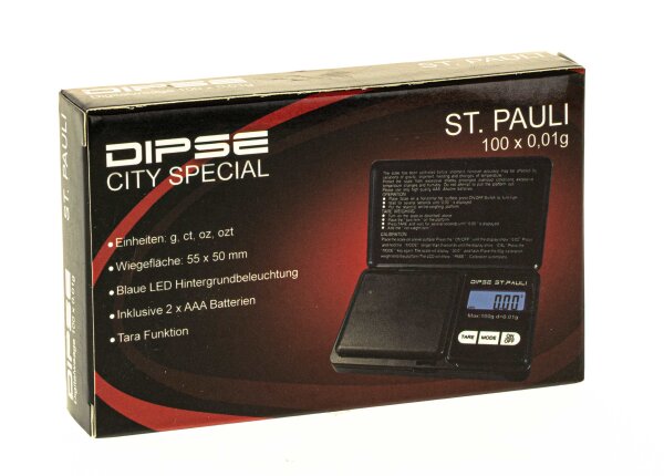Dipse Digitalwaage "St.Pauli" 0,01g / 100g
