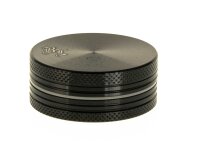 Alugrinder Black Leaf  D:40mm H:20mm - Schwarz