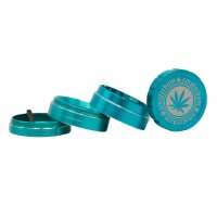 Grace Glass Amsterdam Pollinator Grinder - Türkis - D:50mm