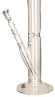 G-Spot Glasbong "Zylinder mit Eiskerben" ohne...