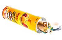 Versteckdose Pringles H:25cm - Classic Paprika