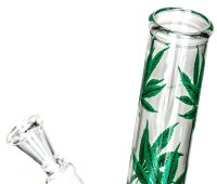 Leafline Glasbong > 14,5er H: 22cm D: 36mm gerader...