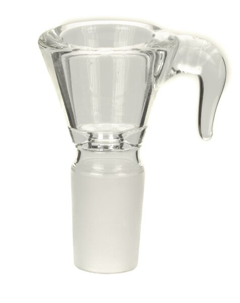 Glaskopf 18.8er mit Henkel konisch Farbe:Klar