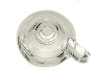 Glaskopf 18.8er mit Henkel konisch Farbe:Klar