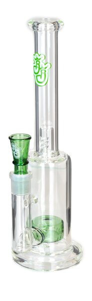 Jelly Joker Glasbong 18,8er - Scuba Green- H:30cm D:50/25mm WS:5mm - Percolator - Klar/Grün