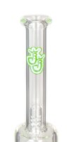 Jelly Joker Glasbong 18,8er - Scuba Green- H:30cm D:50/25mm WS:5mm - Percolator - Klar/Grün