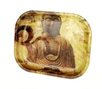 Rolling Tray "Buddha"  18x14x1cm - Mini