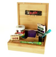 Black Leaf "Stoner Box II" aus Bambus 215x195x70mm