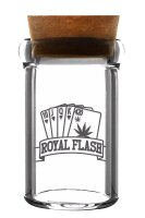 Glasbehälter mit Korken "Royal THC" H:8,5...