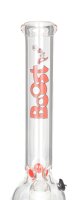 Boost Glasbong 14,5er - Bouncer - H:32cm D:40mm WS:5mm - Rot/Klar - ICE