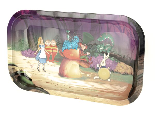 Rolling Tray "Alice In Grinder Forest" 27x 16cm - Small