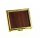 Nasen Set H: 7 x 6 x 1,5 cm Eckig Gold mit Holz im Deckel