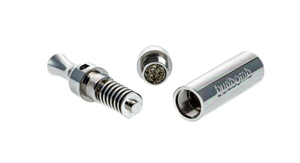 Metallpfeife Budbomb Original - silber - L:10,2cm