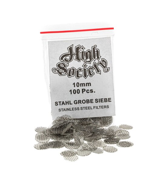 100 Siebe "High Society" rostfrei 10mm grob