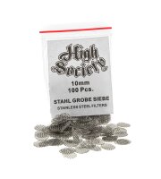 100 Siebe "High Society" rostfrei 10mm grob