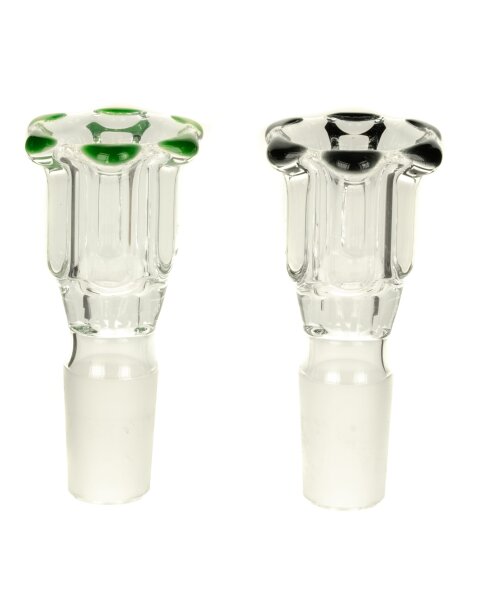 Plaisir Glaskopf 18.8er "Stern" Sechseckig/Mittel/diverse Farben