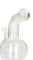 Glasbong Plain mit Bauch 14.5er H:23cm D:40mm