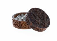 Holzgrinder aus Rosenholz mit Metallschneidezähnen...