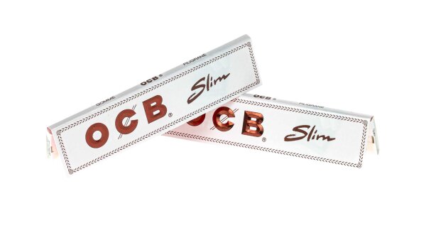 OCB Weiss Long Slim (die Längeren) - King Size Slim - 32 Blättchen