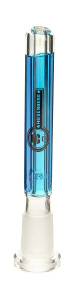 Heisenberg - Kühl Kupplung mit Flüssigkeit - 18,8er auf 14,5er L:12,5cm - Blau