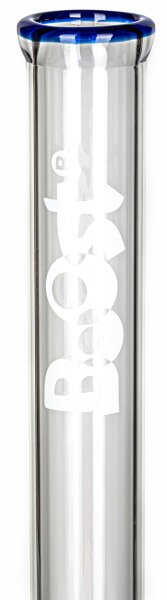 Boost Glasbong 18,8er - Cane Color - H:49cm D:50mm WS:5mm - Rot/Blau/Klar