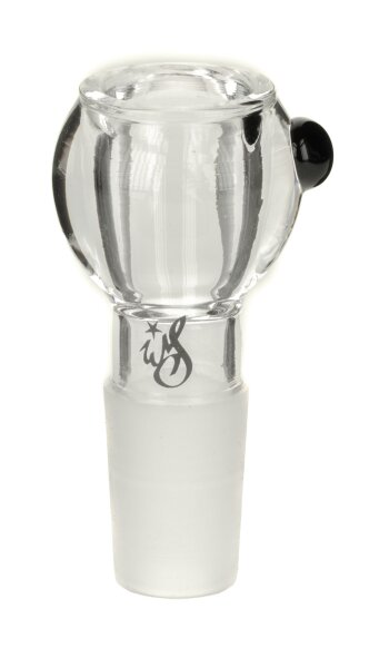 Heisenberg/Weedstar Glaskopf 18,8er - Pumpkin Kopf H:6,8cm - Schwarz