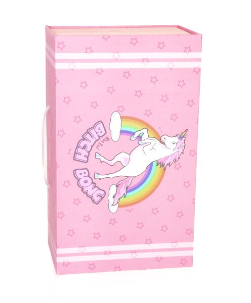 Glasbong Black Leaf Bitchbong 18,8er auf 14,5er - H:30cm WS:3,5mm - ink. Kawumm im Koffer