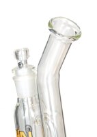 Heisenberg Glasbong 29,2er auf18,8er - Double Bubble Bong 3.0 - H:29cm WS:5mm 1x Dusch-Percolator -