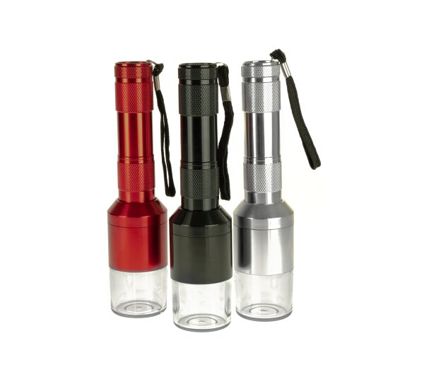 Elektr. Grinder mit starkem Motor und Aluminiumgehäuse Pollensieb