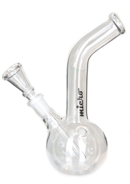 Micro Glasbong Bowl+Knick H:18cm NS:14,5 D:22mm