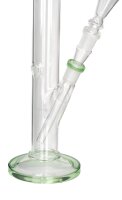 BamBamBhole Glasbong 18,8er H:46cm gerader aufbau "Green Smoke"