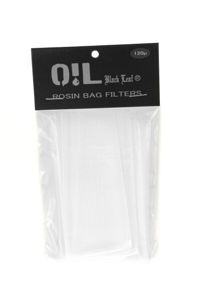 Oil Black Leaf Rosin Bag Filterbeutel 120µm M (110x50mm) - 10er Pack