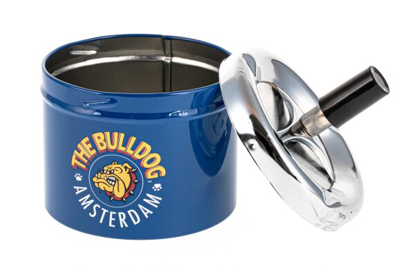 Schleuder Aschenbecher "Bulldog" D:10cm - Blau