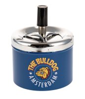 Schleuder Aschenbecher "Bulldog" D:10cm - Blau