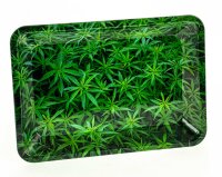 Rolling Tray "Leafs" 18x12cm - Mini